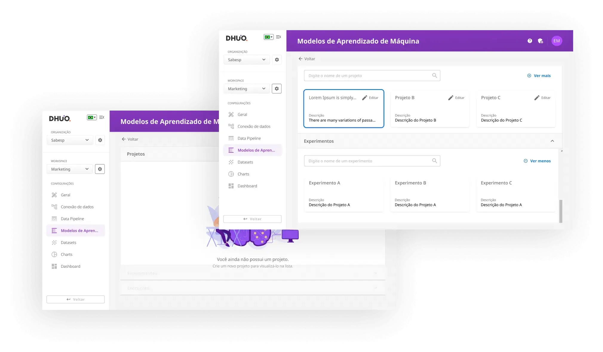 Plataforma completa para desenvolvimento de algoritmos de Machine Learning