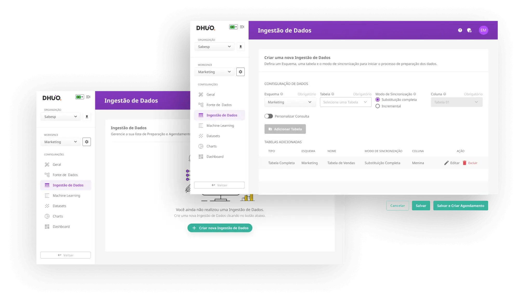Conecte-se a diversas fontes sem esforço