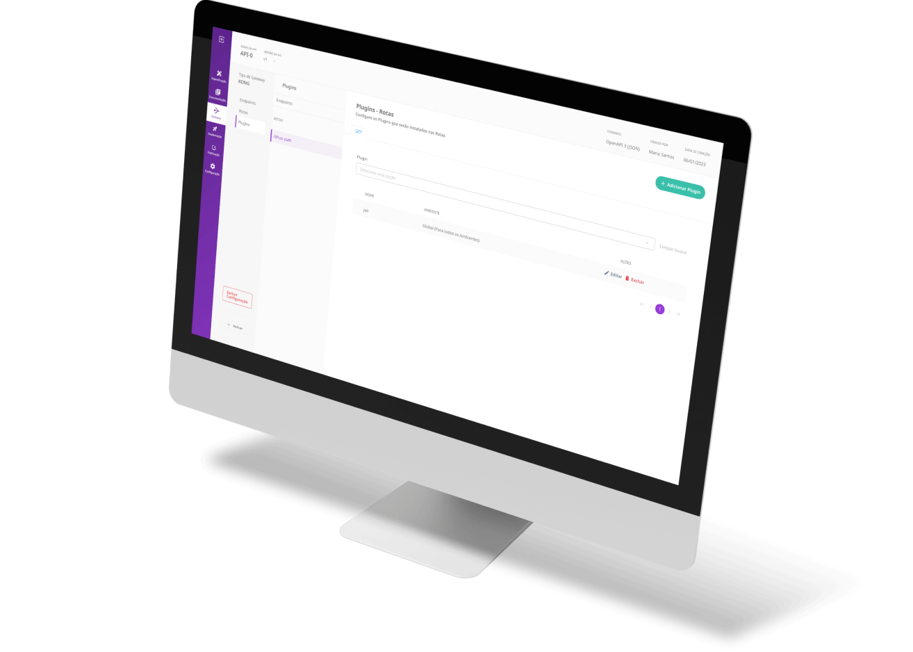 Crie seus próprios plugins e configure na plataforma